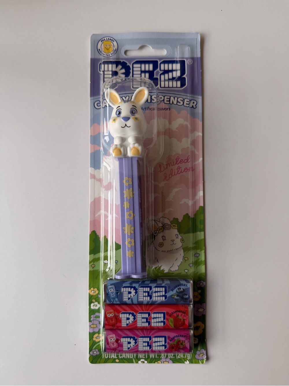 Pez Limited Edition Bunny Candy Dispenser - Purple- NEW